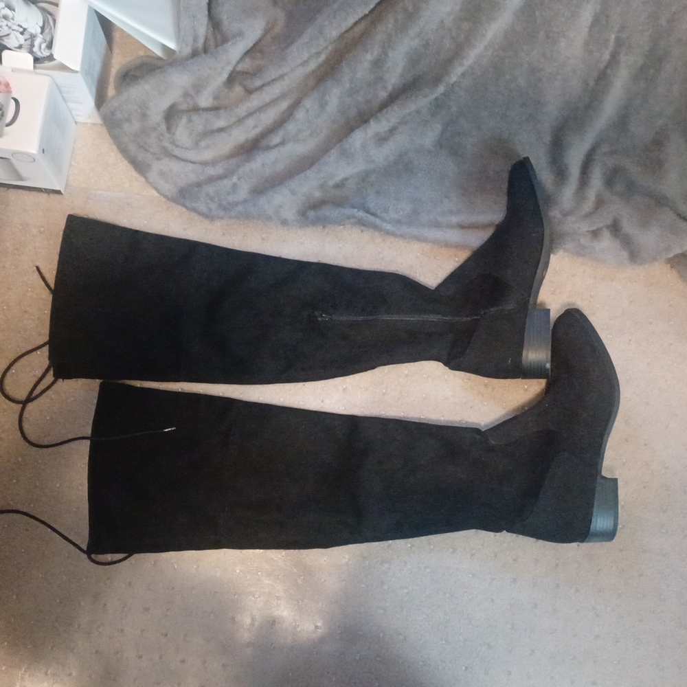 Suede Thight high boots